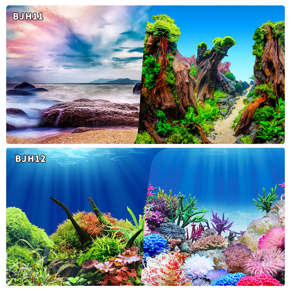 aquarium decorative fish tank background picture double sided
