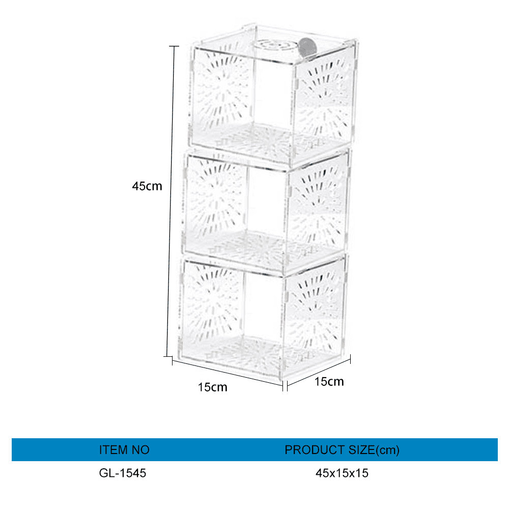 Acrylic isolation box for aquarium