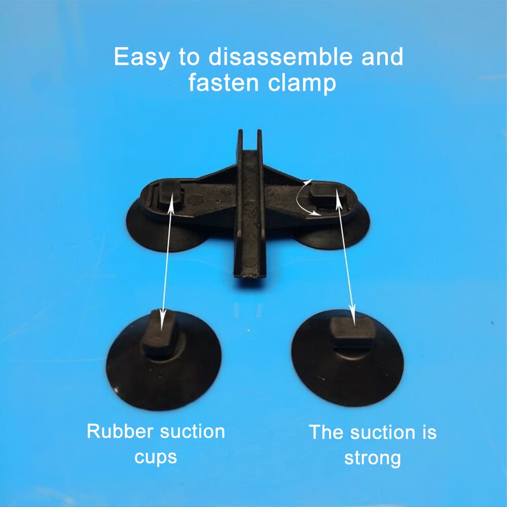 Aquarium glass suction cup