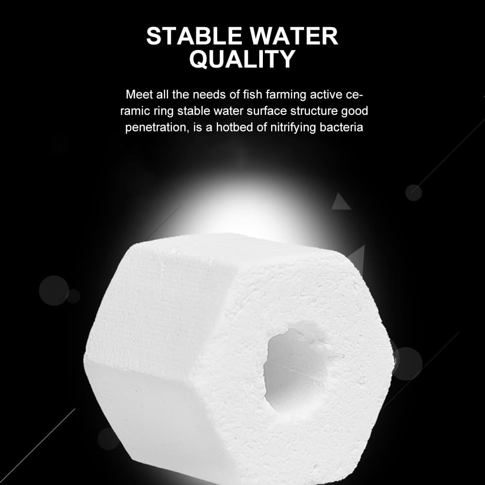 aquarium hexagonal ceramic filter media