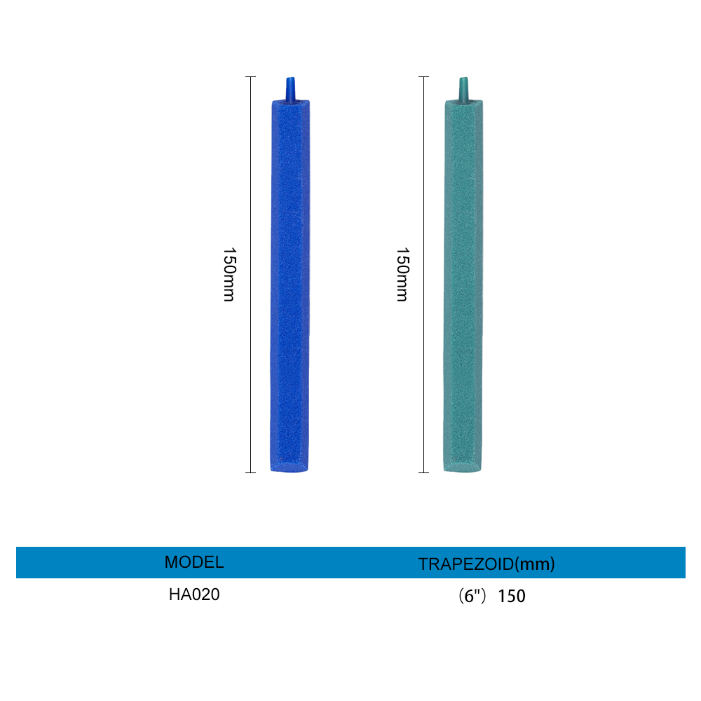 Aquarium blue long strip air stone