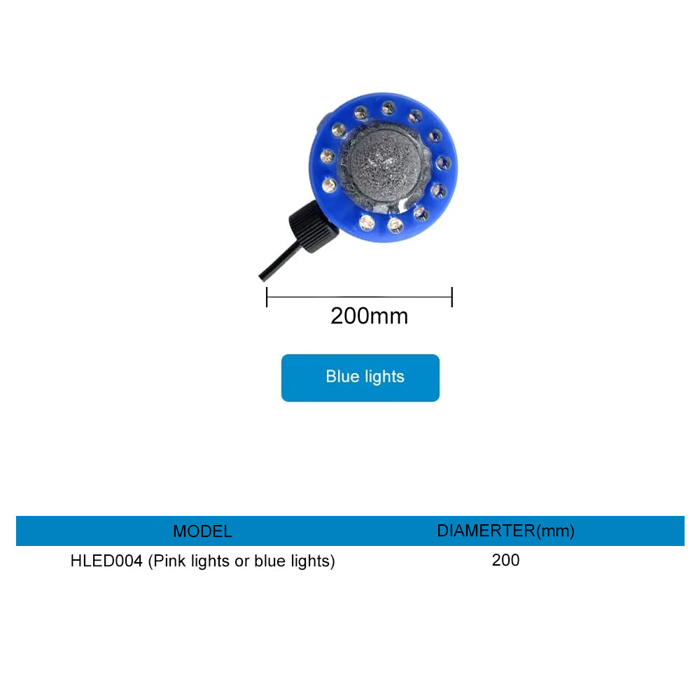 aquarium round led air bubble light