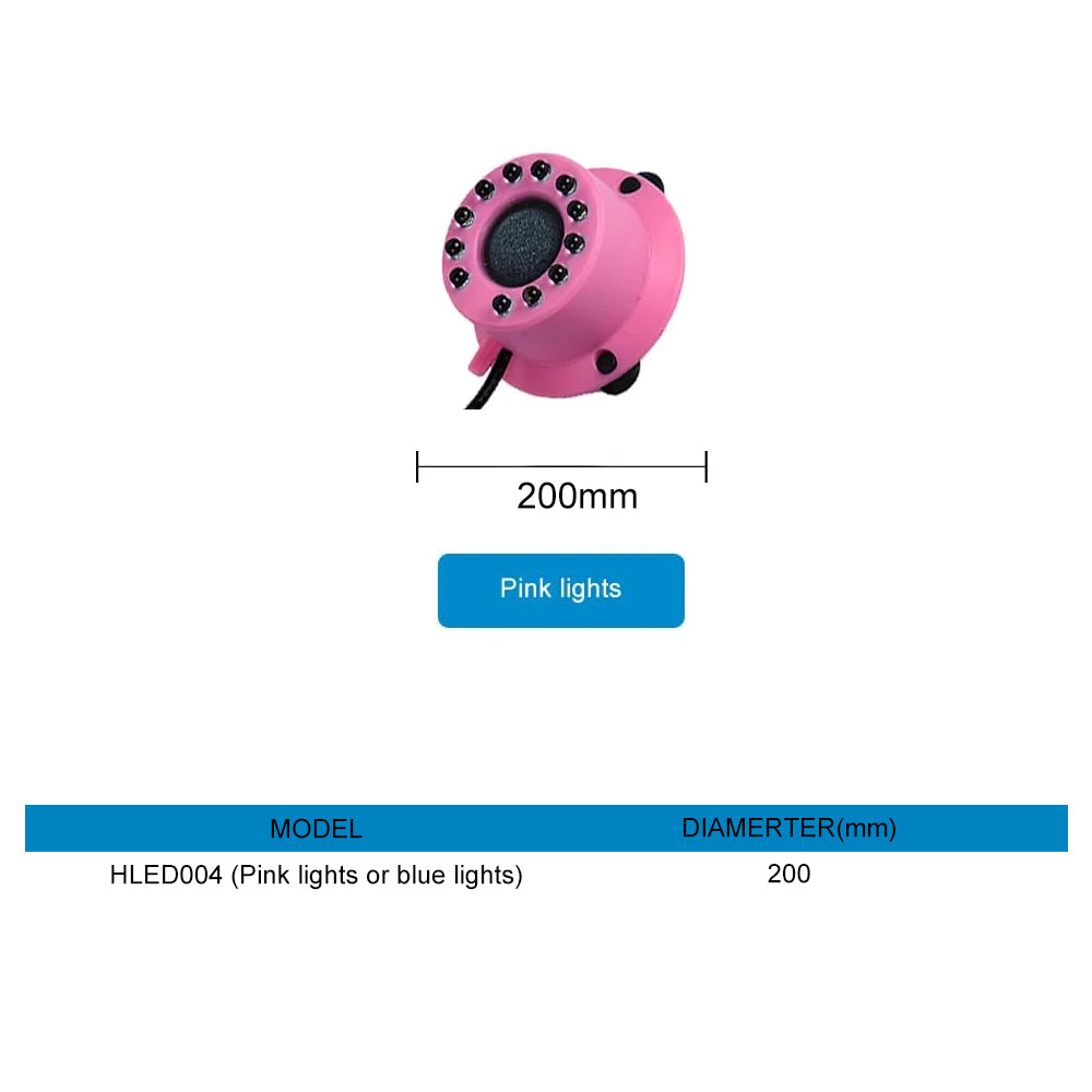 aquarium round led air bubble light