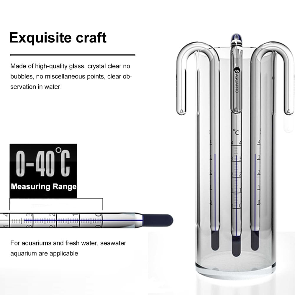 Hook up fish tank thermometer