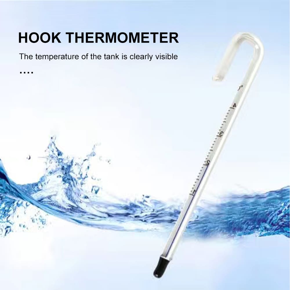 Hook up fish tank thermometer