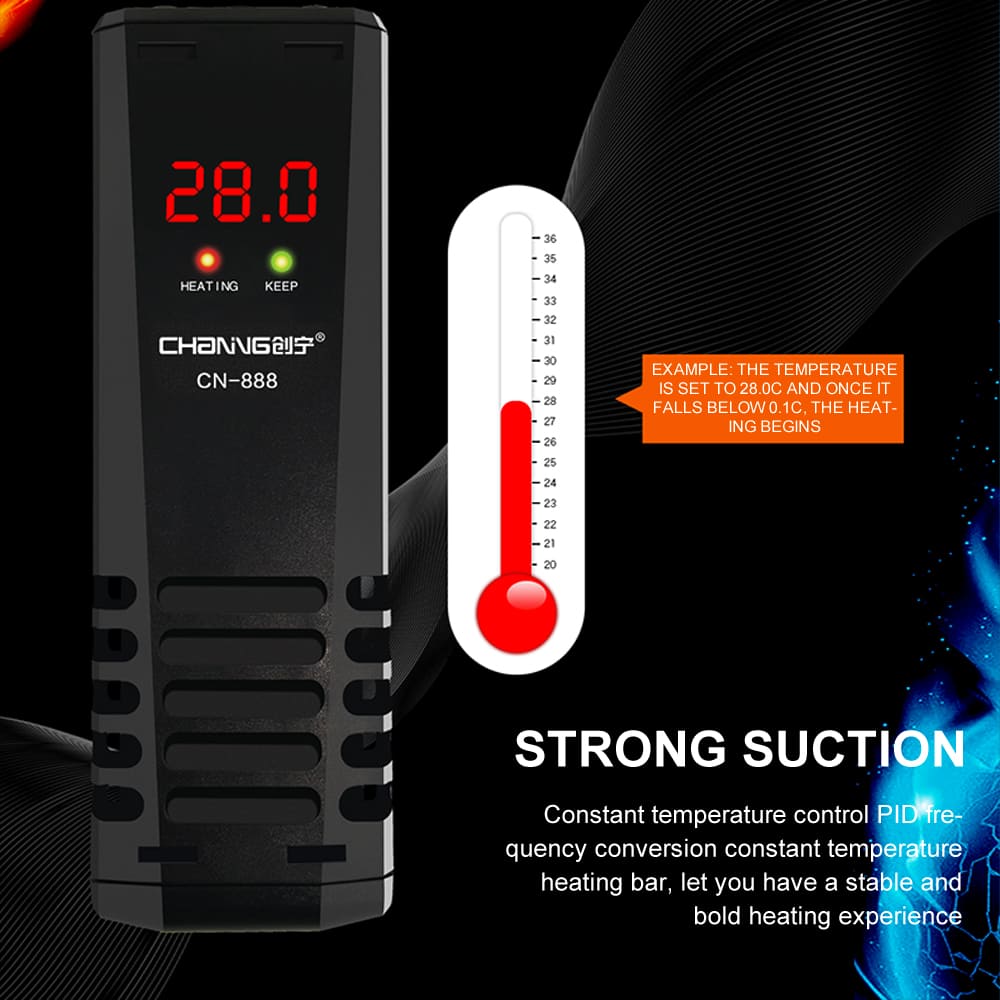 aquarium heater with thermostat