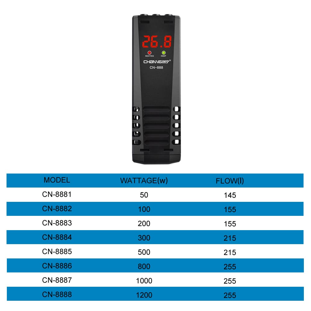 aquarium heater with thermostat