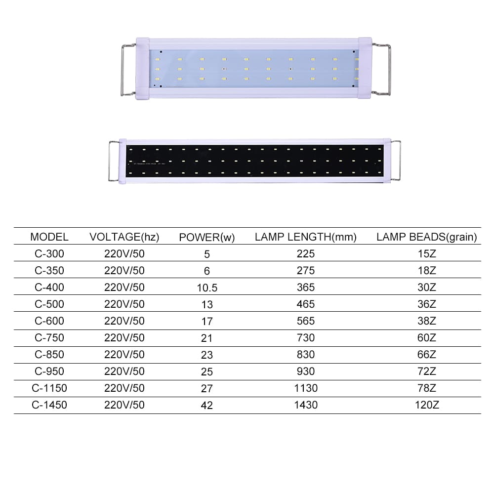 K series ultra-thin aquarium light for plants