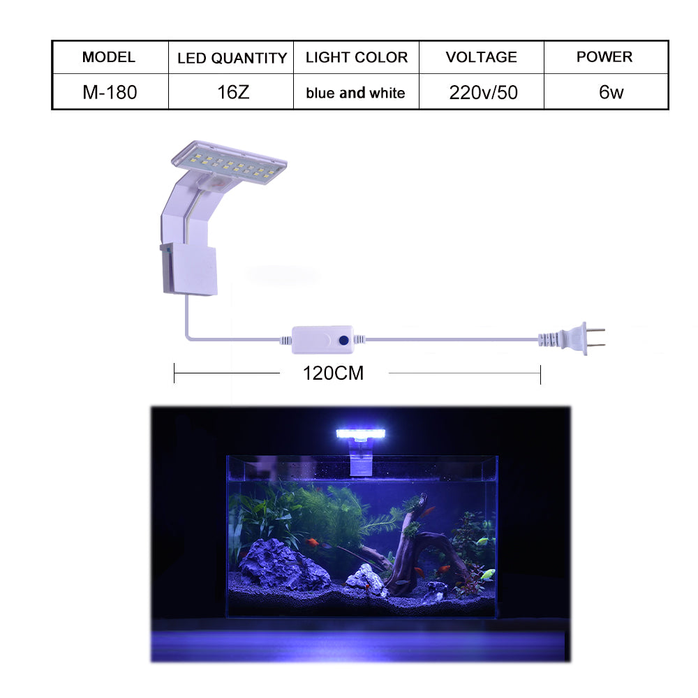 M Series clip-on aquarium plant light