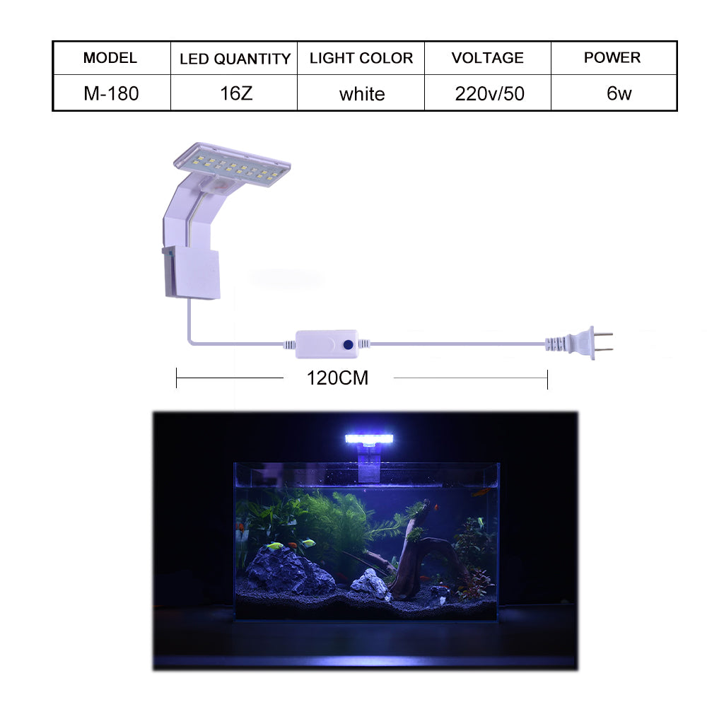 M Series clip-on aquarium plant light