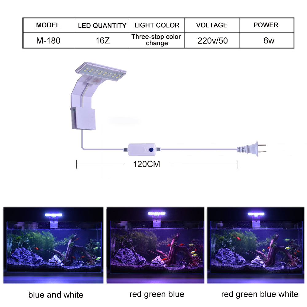 M Series clip-on aquarium plant light