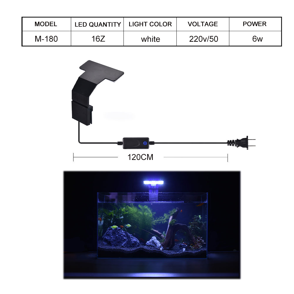 M Series clip-on aquarium plant light