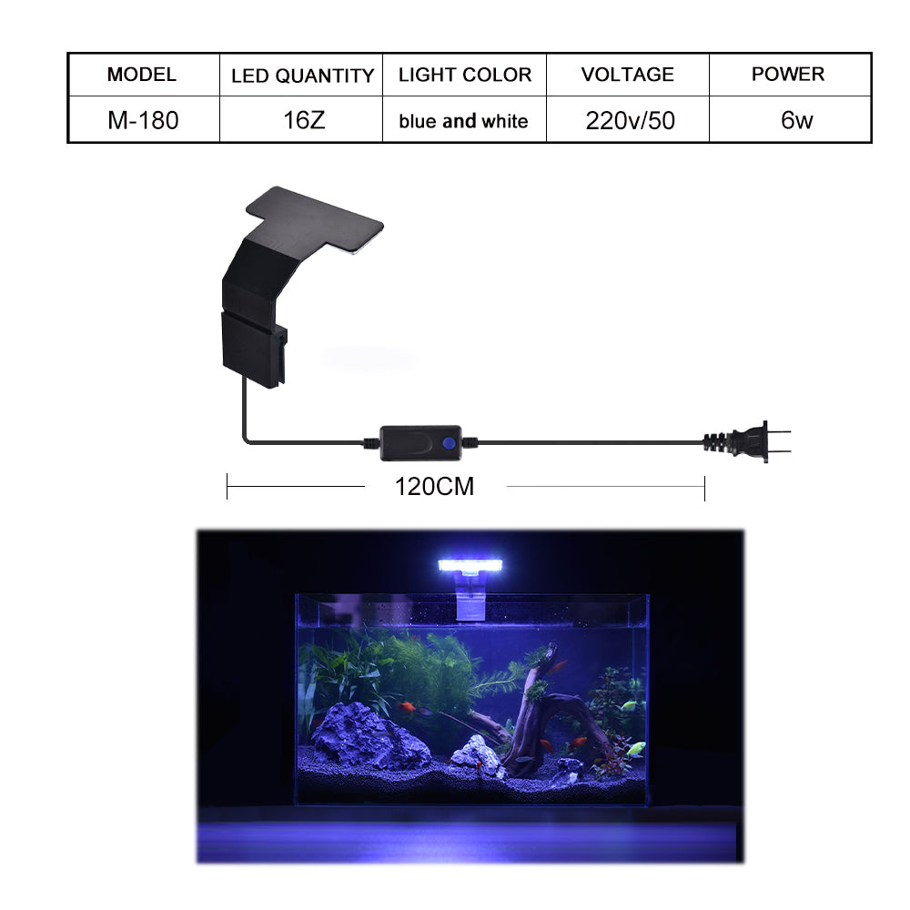 M Series clip-on aquarium plant light