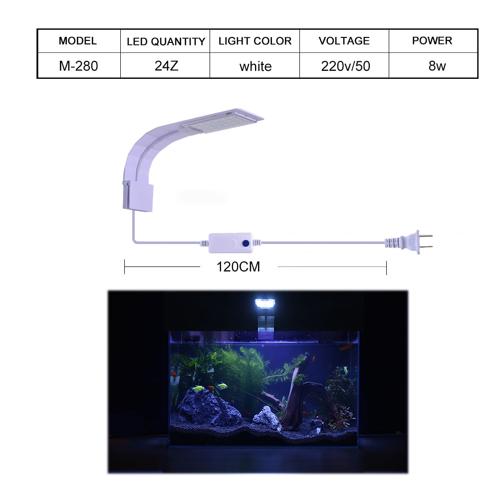 M Series clip-on aquarium plant light