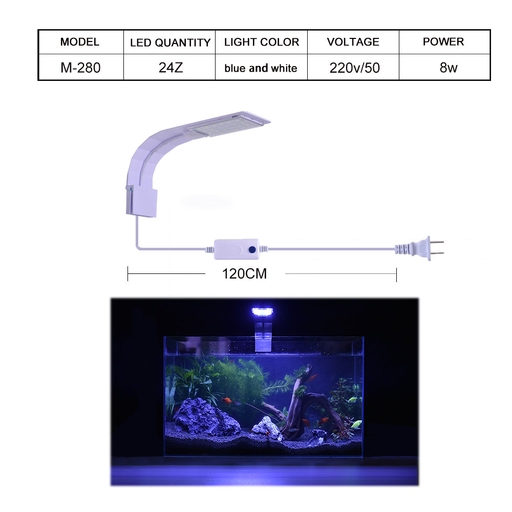 M Series clip-on aquarium plant light