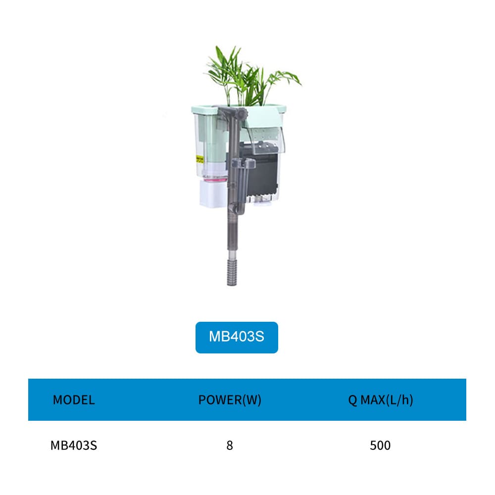 Aquarium Cultivable Plant Wall Mounted Filter