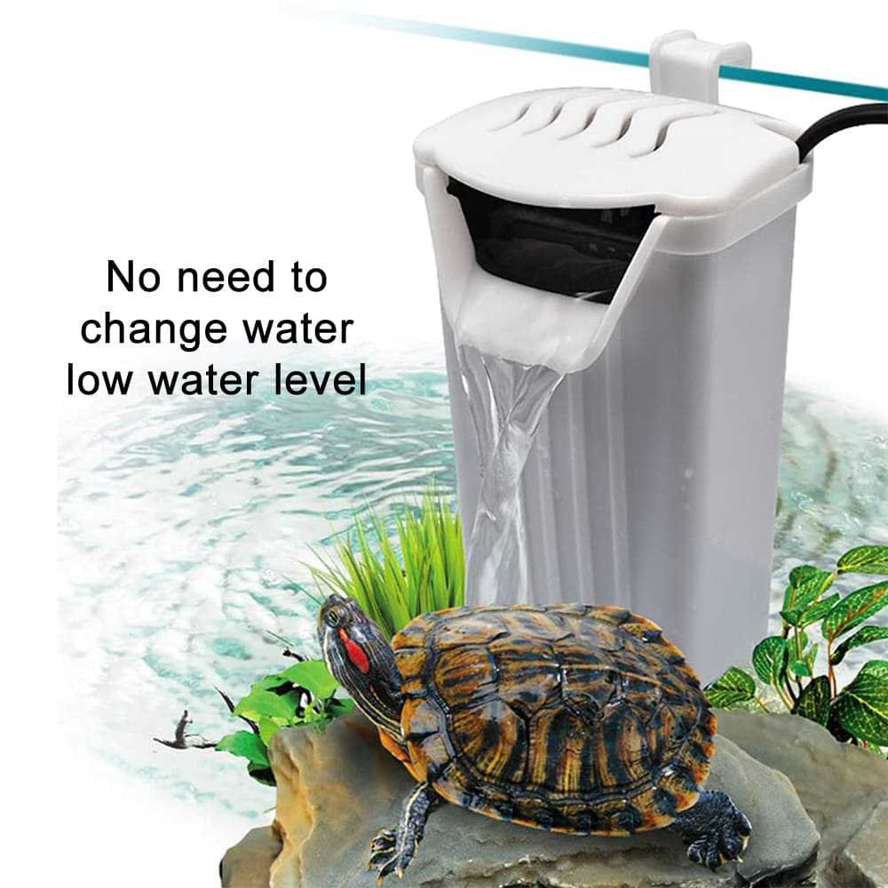 Aquarium low water filter