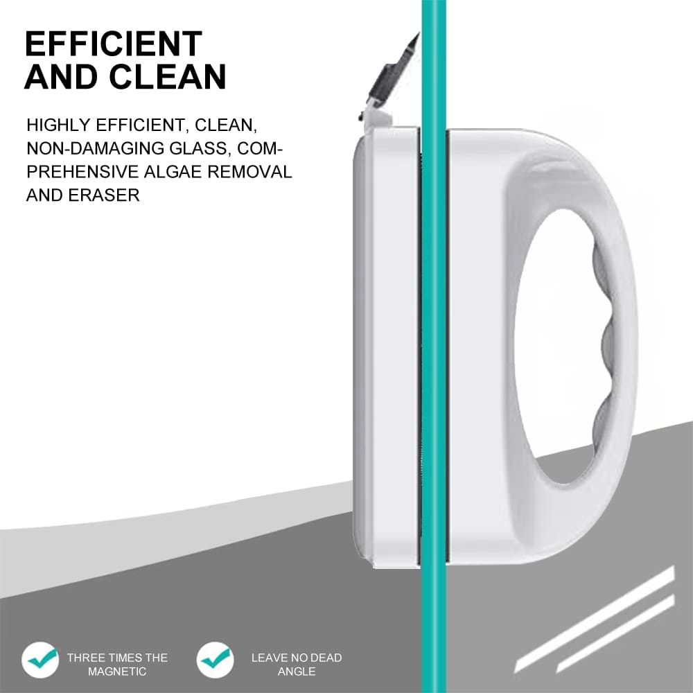 Aquarium cleaning magnetic brush