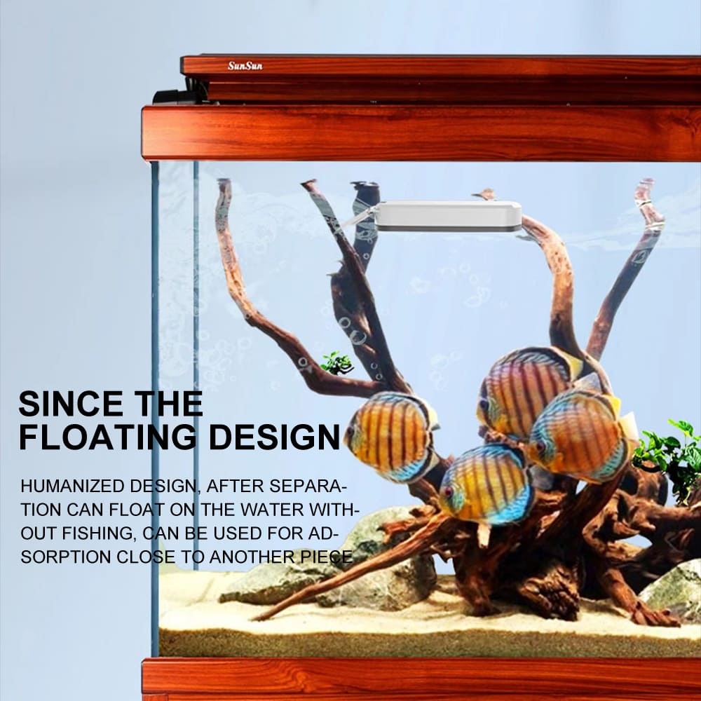 Aquarium cleaning magnetic brush