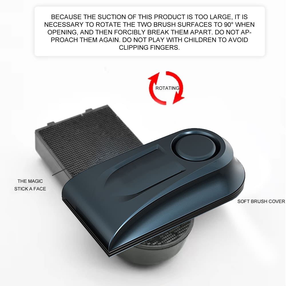 Aquarium cleaning magnetic brush with scraper