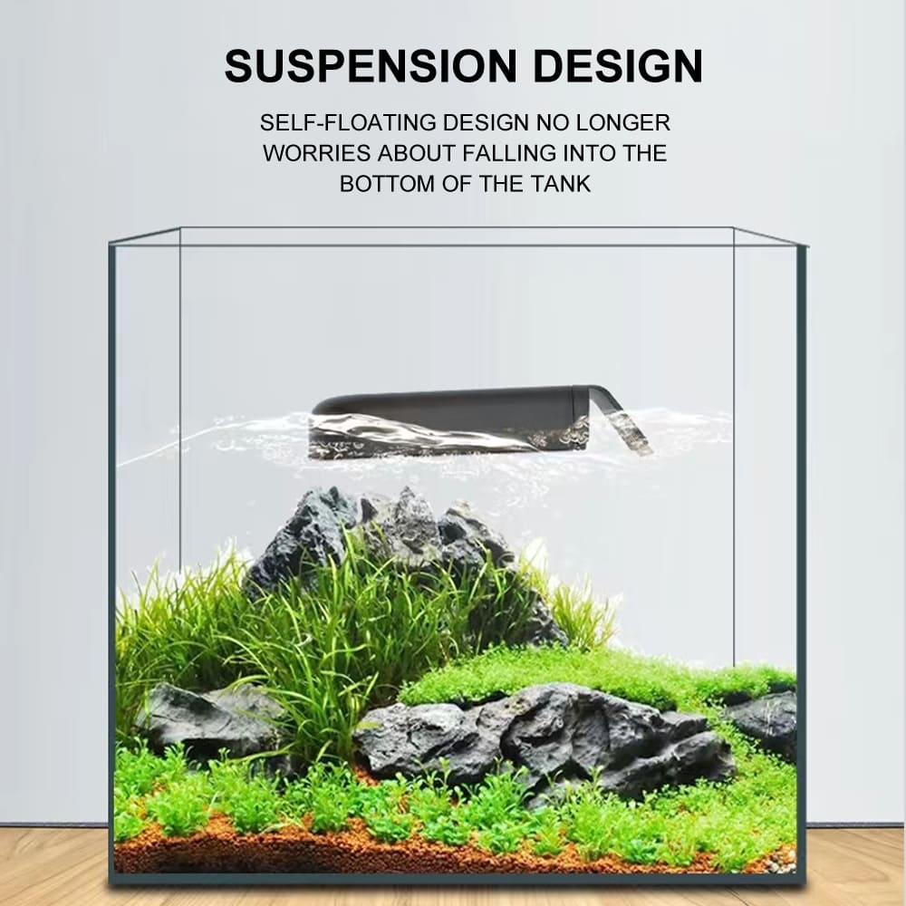 Aquarium cleaning magnetic brush with scraper