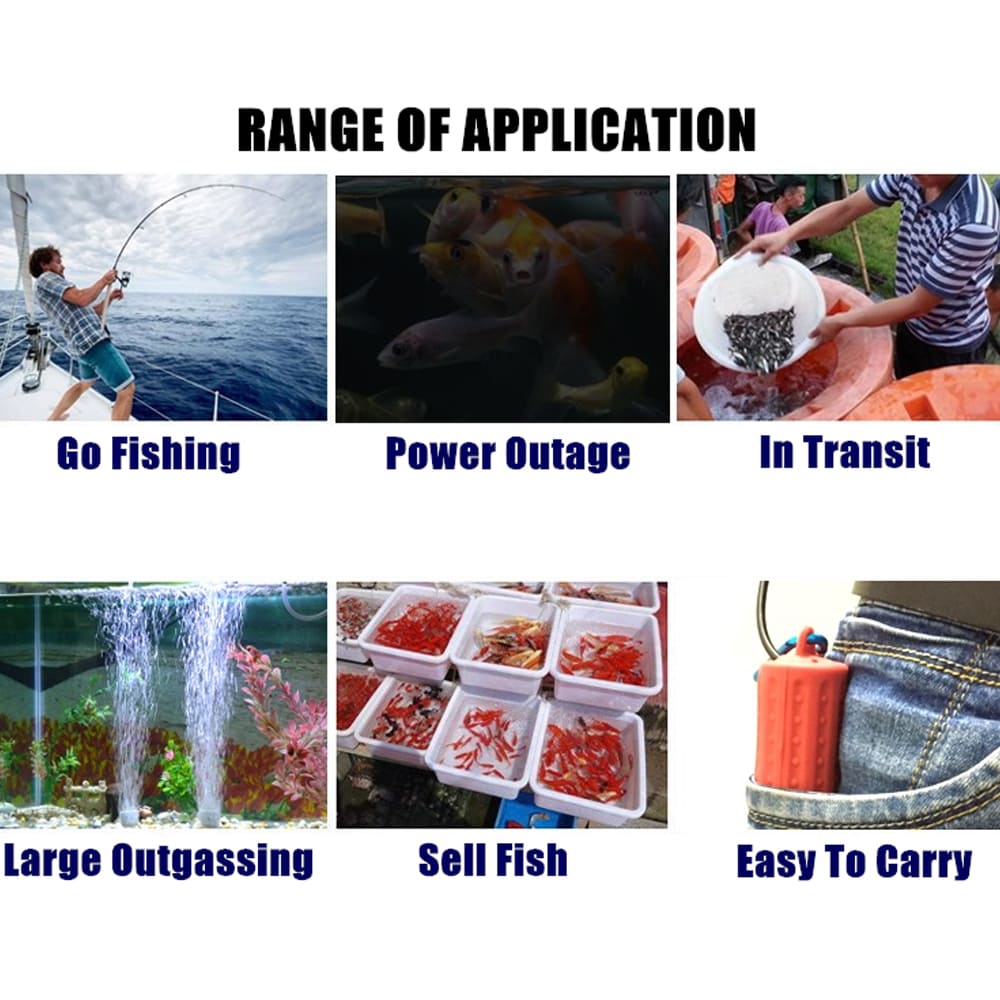 Aquarium Mini Portable USB Oxygen Pump