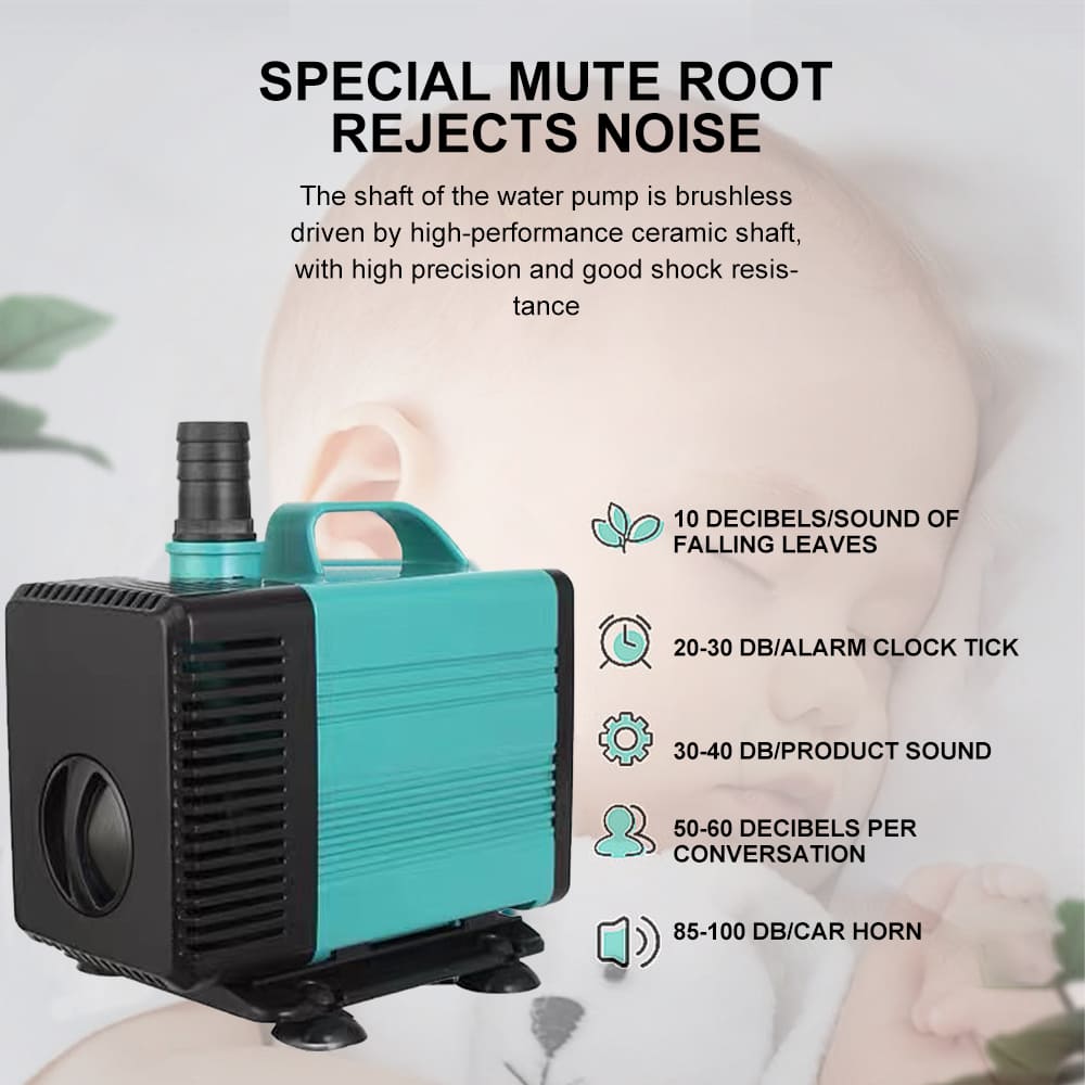 Multifunctional submersible pump for aquarium