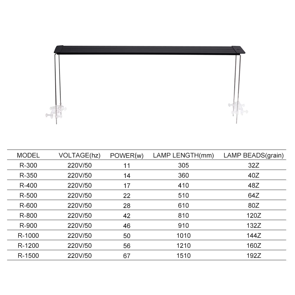 Aluminum Slim single color aquarium light led