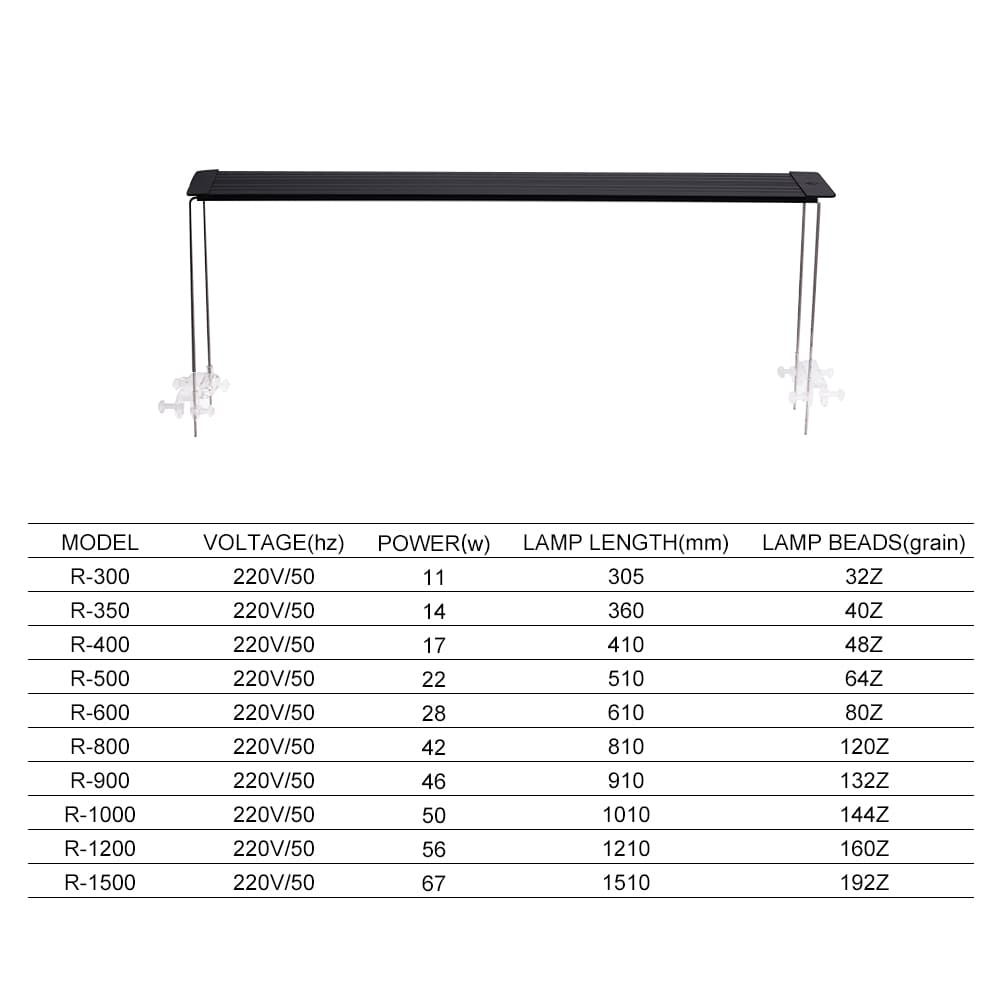 light touch color changing  aquarium light led