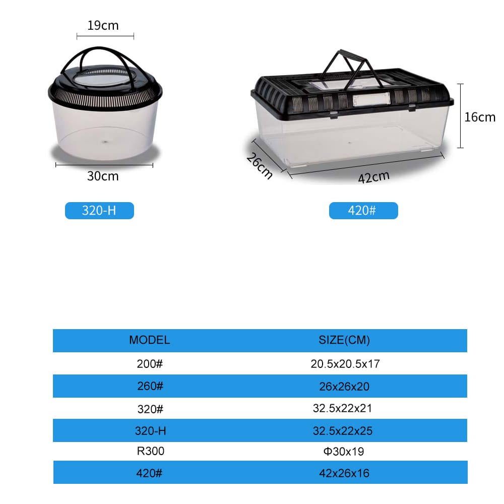 Aquarium plastic small fish tank rearing box