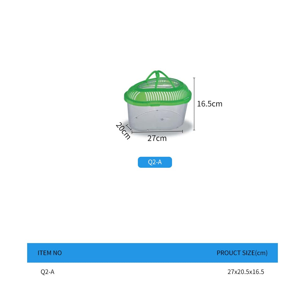 portable turtle breeding box with lid