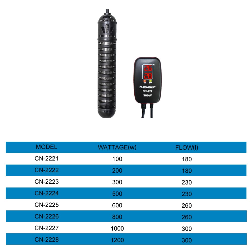 electronic split aquarium heater