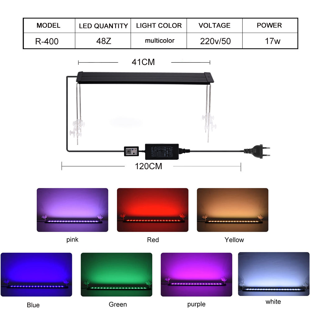 RGB bluetooth regulation version aquarium light led