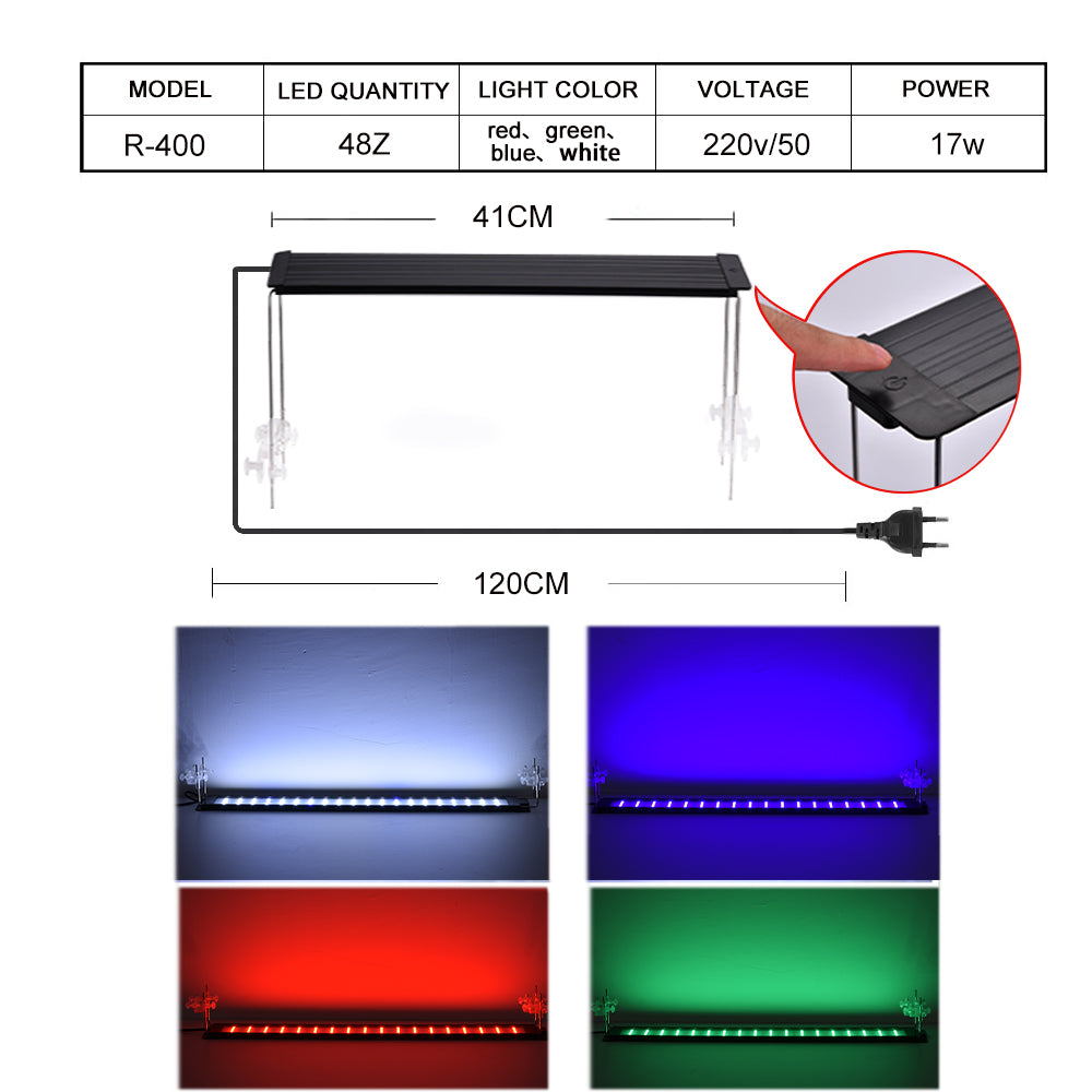 light touch color changing  aquarium light led