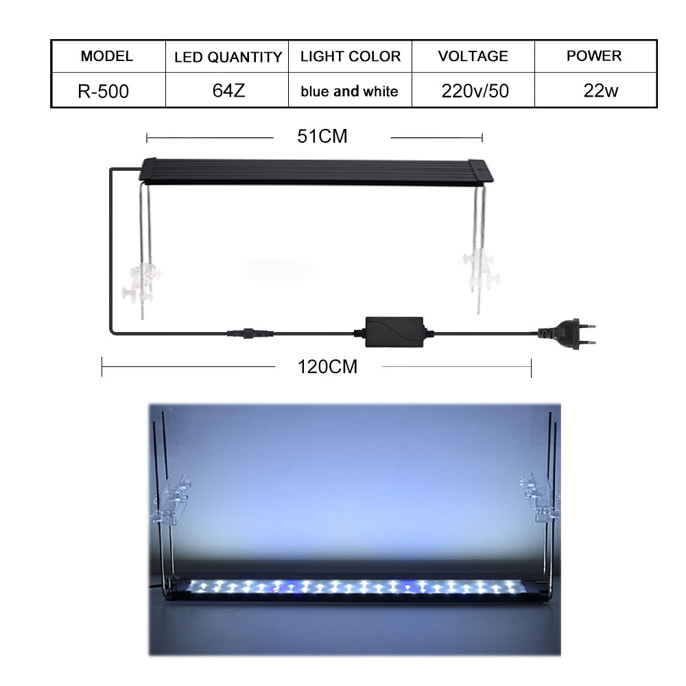 Aluminum Slim single color aquarium light led