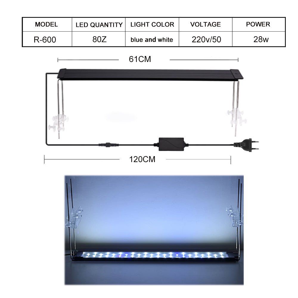 Aluminum Slim single color aquarium light led