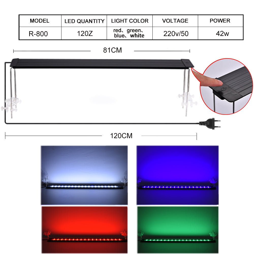 light touch color changing  aquarium light led