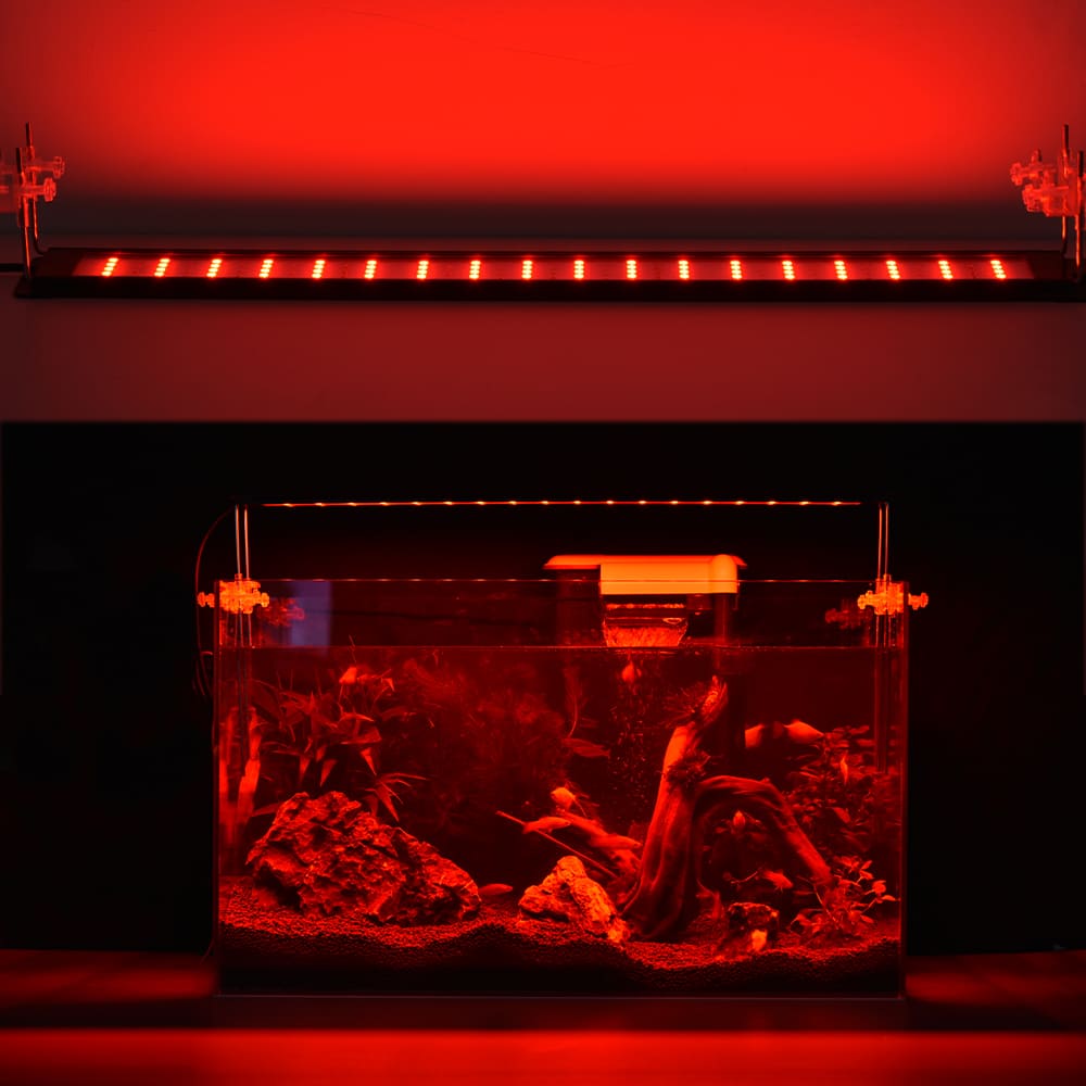 Aluminum Slim RGB Red led aquarium light