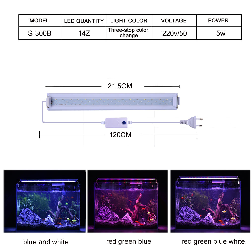 S series clip-on aquarium light for plants