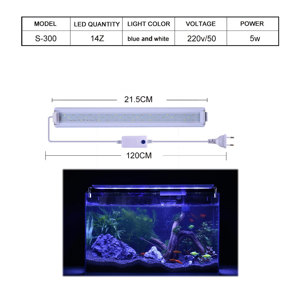 S series clip-on aquarium light for plants