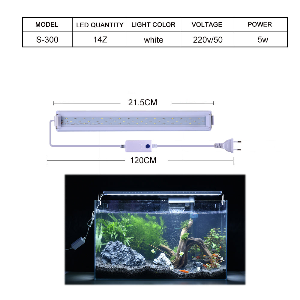 S series clip-on aquarium light for plants