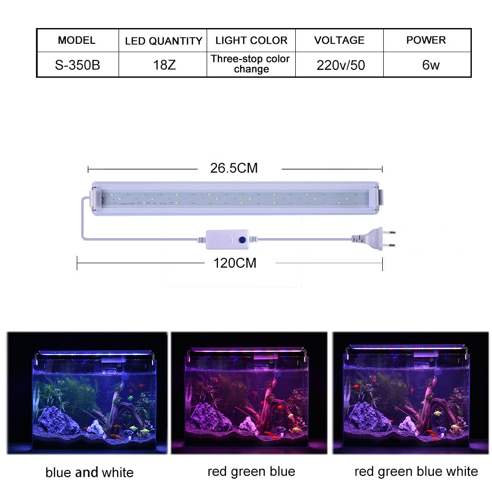 S series clip-on aquarium light for plants