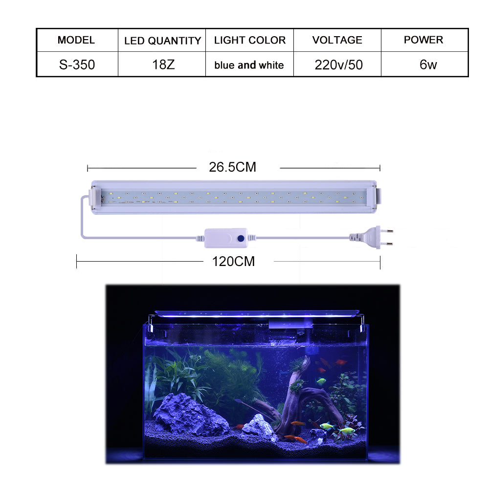 S series clip-on aquarium light for plants