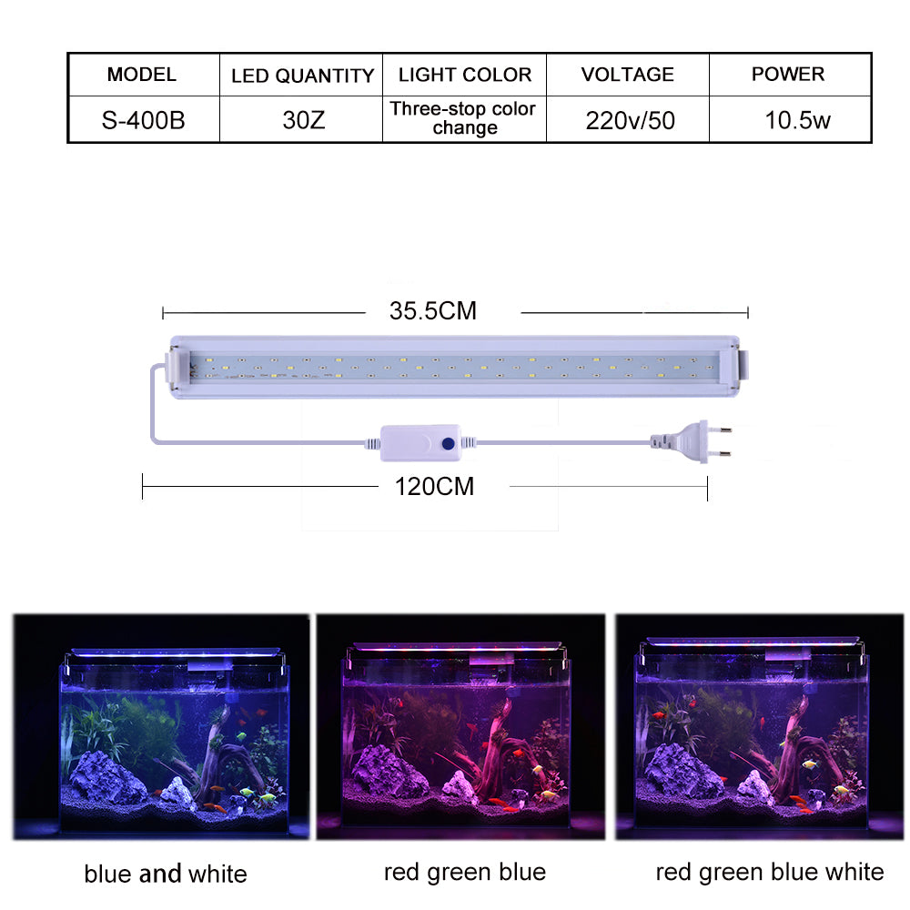 S series clip-on aquarium light for plants