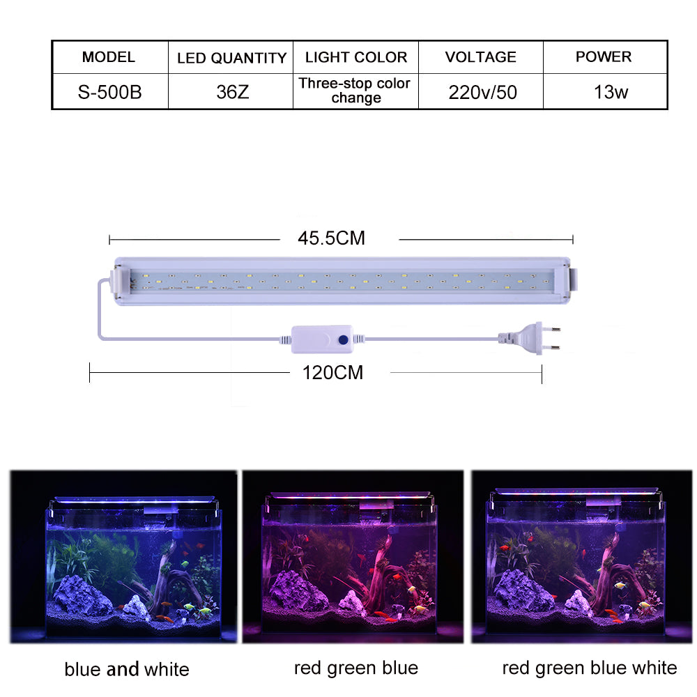 S series clip-on aquarium light for plants