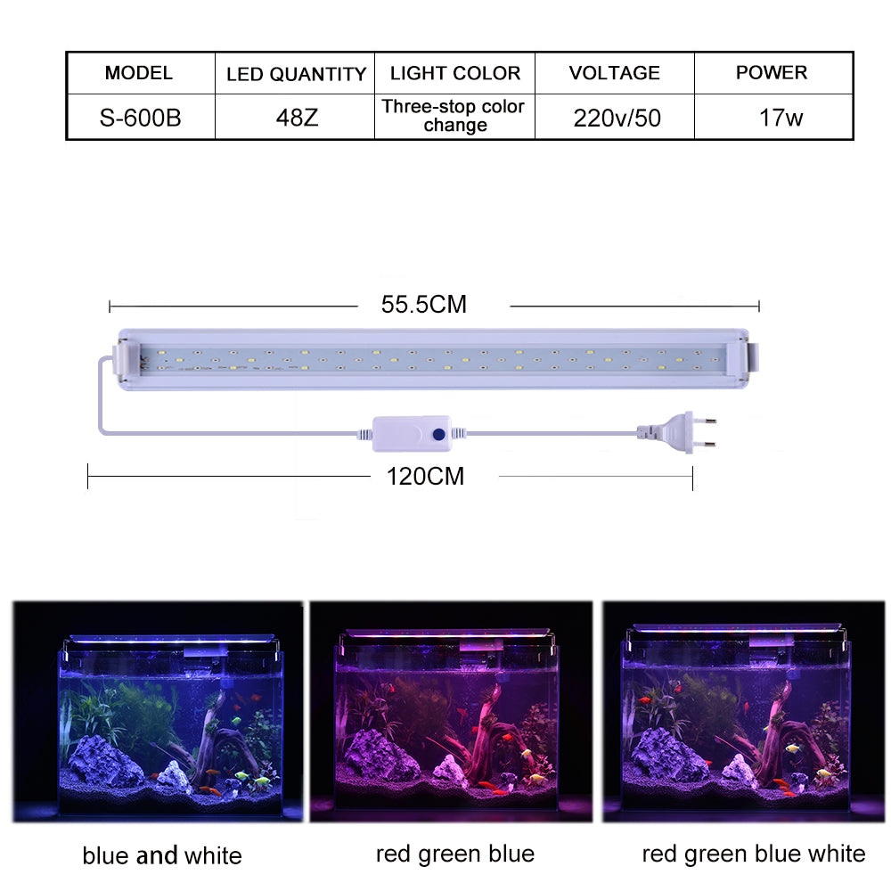 S series clip-on aquarium light for plants