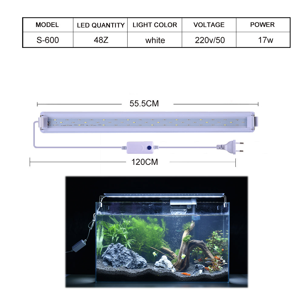 S series clip-on aquarium light for plants