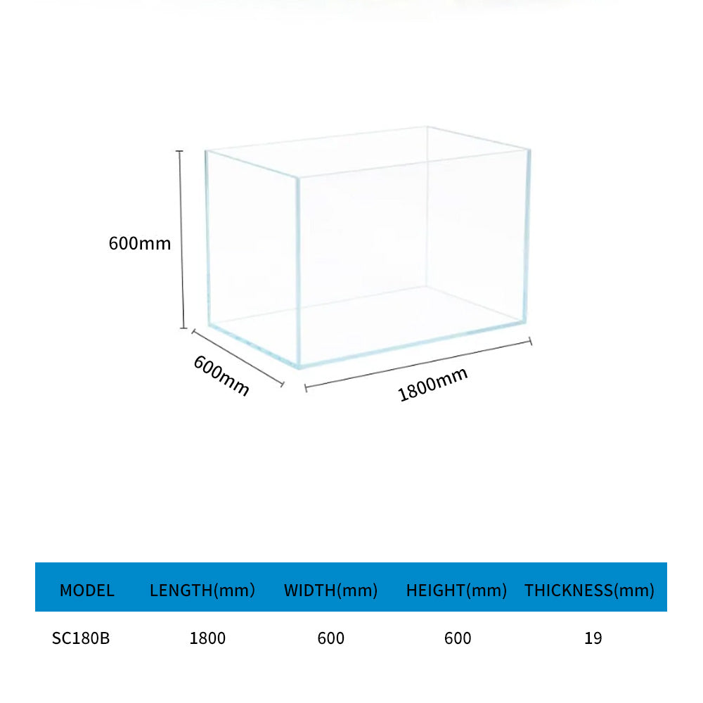 Aquarium Ultra white glass aquarium