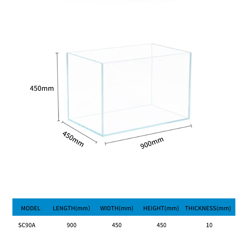 Aquarium Ultra white glass aquarium