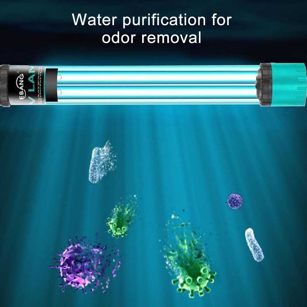 Double Tube Aquarium UV Lamp